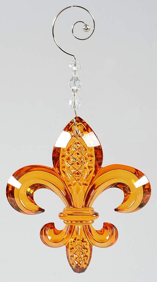 Fleur de Lys Fleur De Lis - Amber - No Box by Waterford Crystal-1