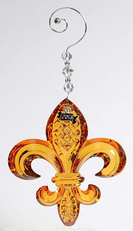 Fleur de Lys Fleur De Lys - Amber - No Box by Waterford Crystal-1