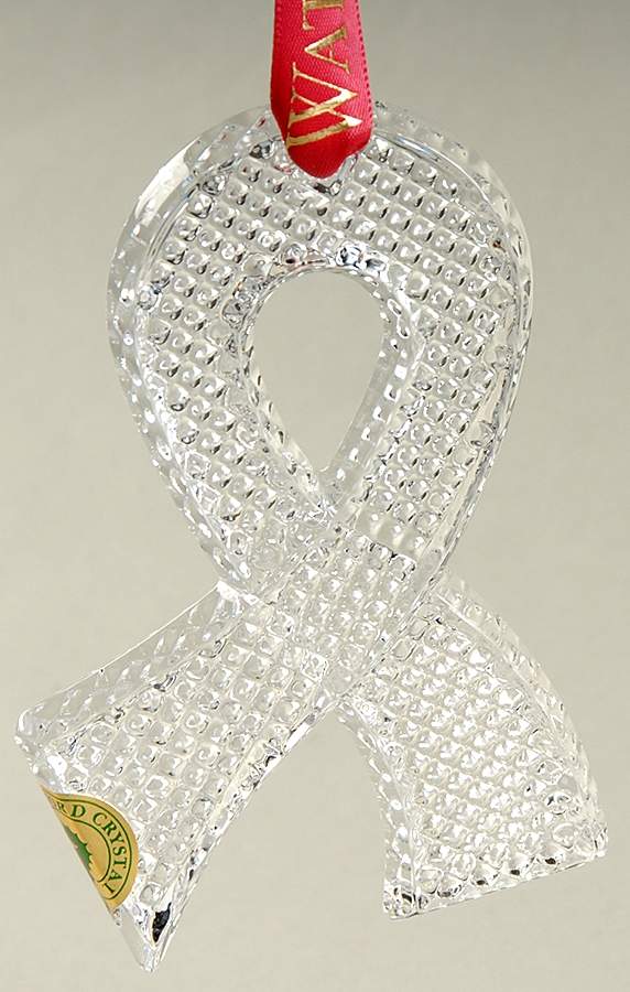 Waterford Christmas Ornament Breast Cancer - Boxed by Waterford Crystal-1