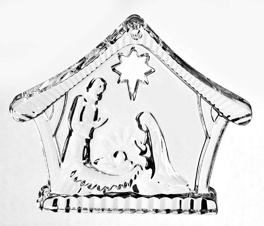 Waterford Christmas Ornament Holy Family-Nativity - Boxed by Waterford Crystal-1