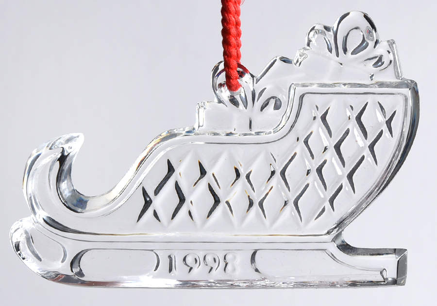 Christmas Memories Sleigh - Boxed by Waterford Crystal-1