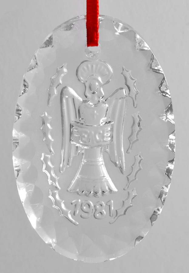 Crystal-Annual Ornament Christmas Angel - No Box by Waterford Crystal-1