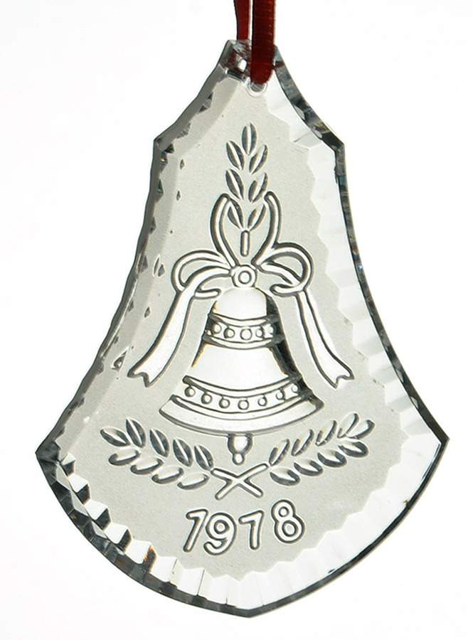 Crystal-Annual Ornament Christmas Bell - With Box by Waterford Crystal-1