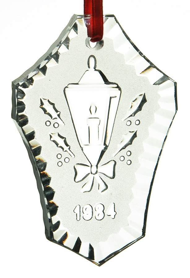 Crystal-Annual Ornament Christmas Lamp - Boxed by Waterford Crystal-1