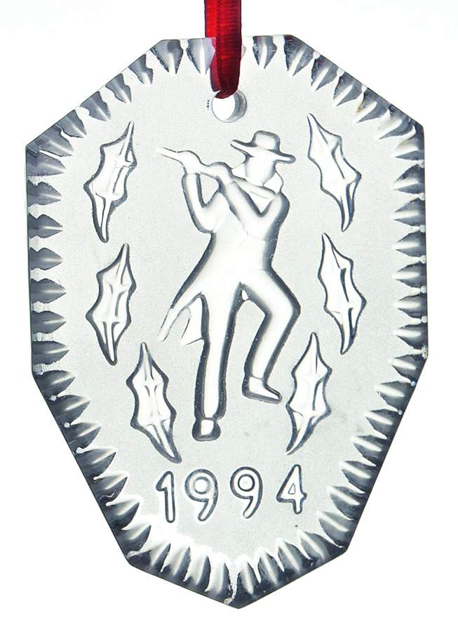 Crystal-Annual Ornament 11 Pipers Piping - No Box by Waterford Crystal-1