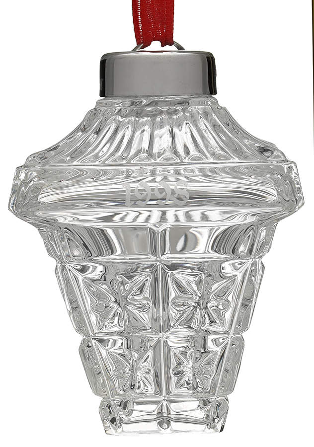 Annual Crystal Ball Ornament 1998 - Boxed by Waterford Crystal-1