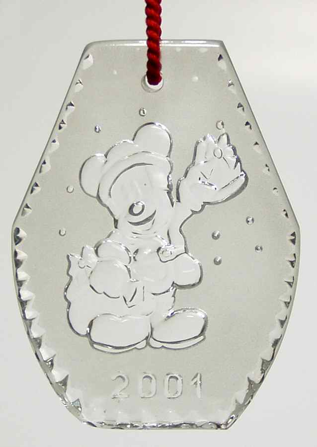 Disney Santa Mickey - No Box by Waterford Crystal-1