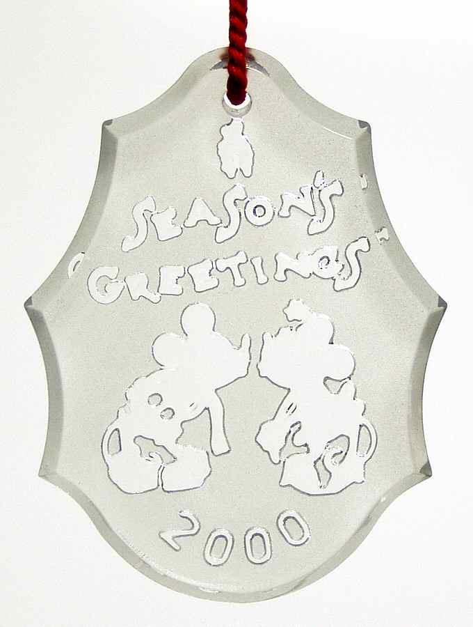 Disney Season's Greetings - No Box by Waterford Crystal-1