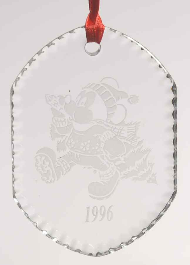 Disney Mickey With Christmas Tree - Boxed by Waterford Crystal-1