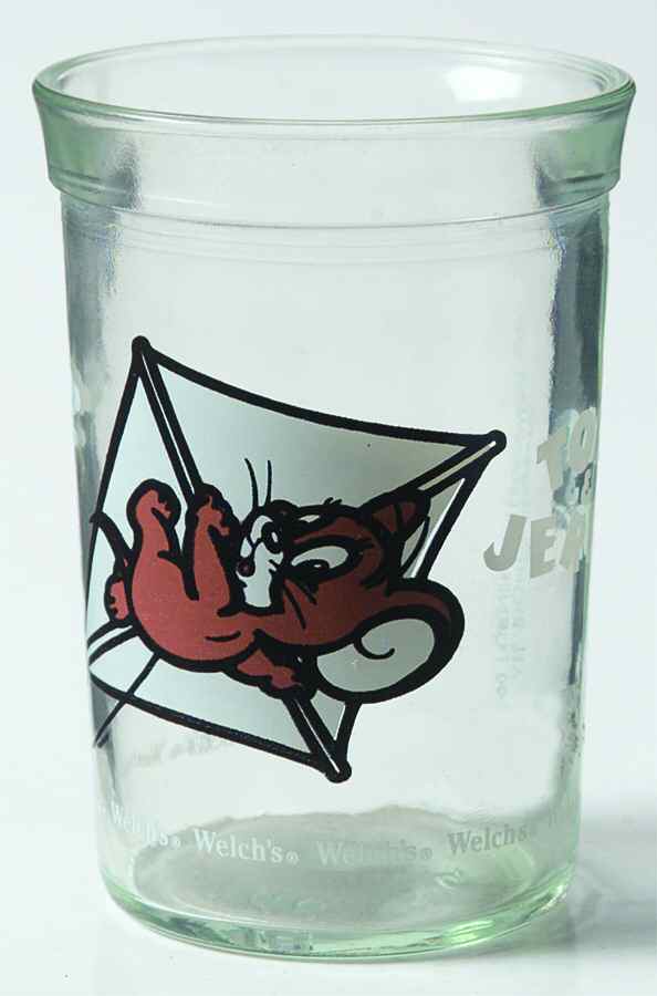 Tom & Jerry Glasses Jerry Flying A Kite - No Box by Welchs-1