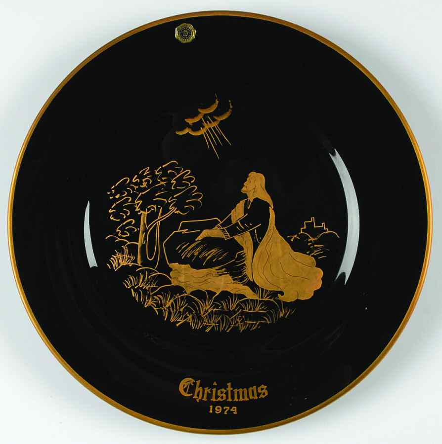 Crystal Christmas Plates Gethsemane - Boxed by Westmoreland-1