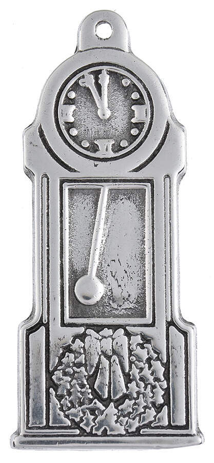 Wilton Armetale Christmas Ornament Clock - No Box by Wilton Armetale-1
