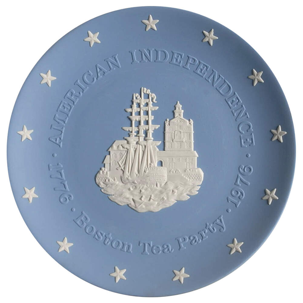 Bicentennial Plate Boston Tea Party - No Box by Wedgwood-1