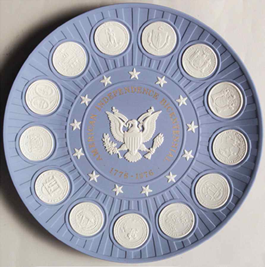 Bicentennial Plate State Seals - No Box by Wedgwood-1