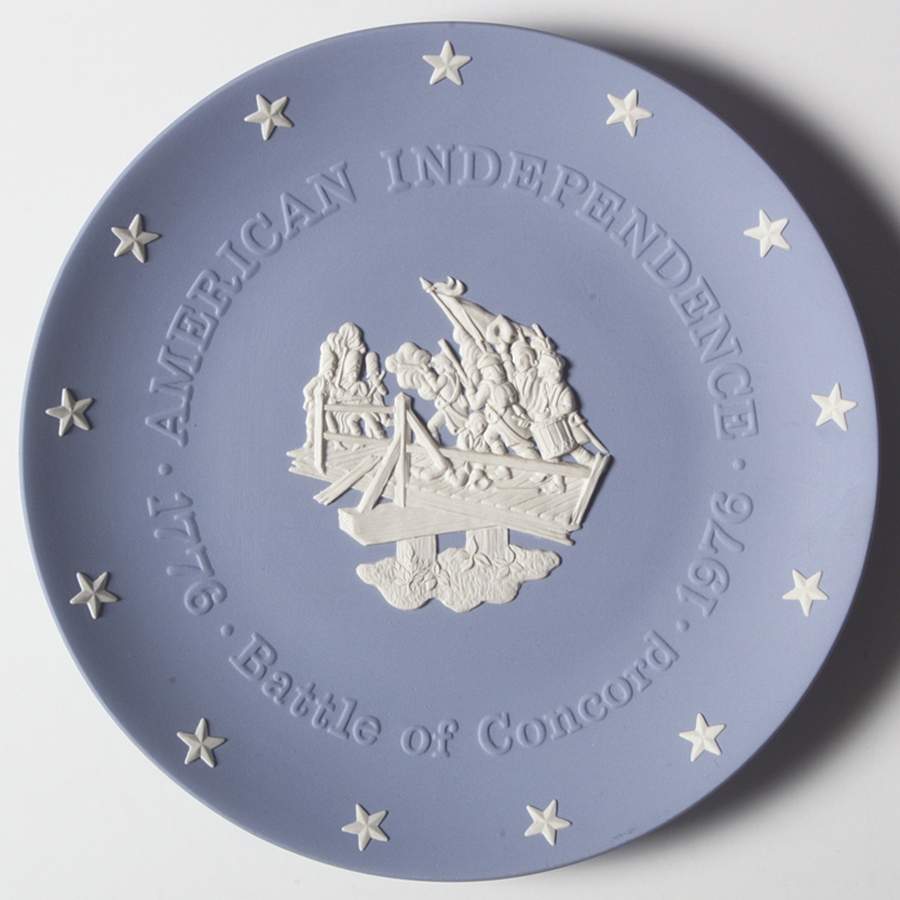 Bicentennial Plate Battle Of Concord - Boxed by Wedgwood-1