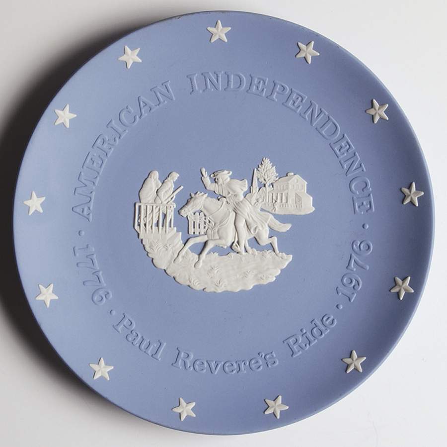 Bicentennial Plate Paul Revere's Ride - Boxed by Wedgwood-1