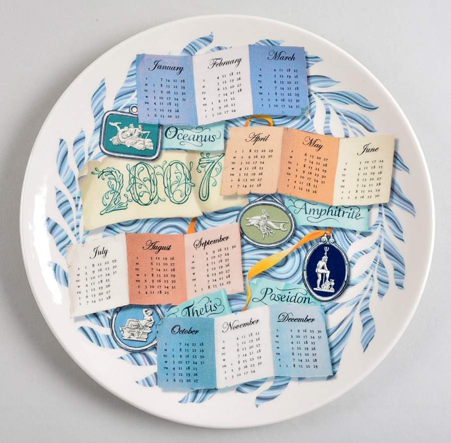 Calendar Plate Water - Boxed by Wedgwood-1