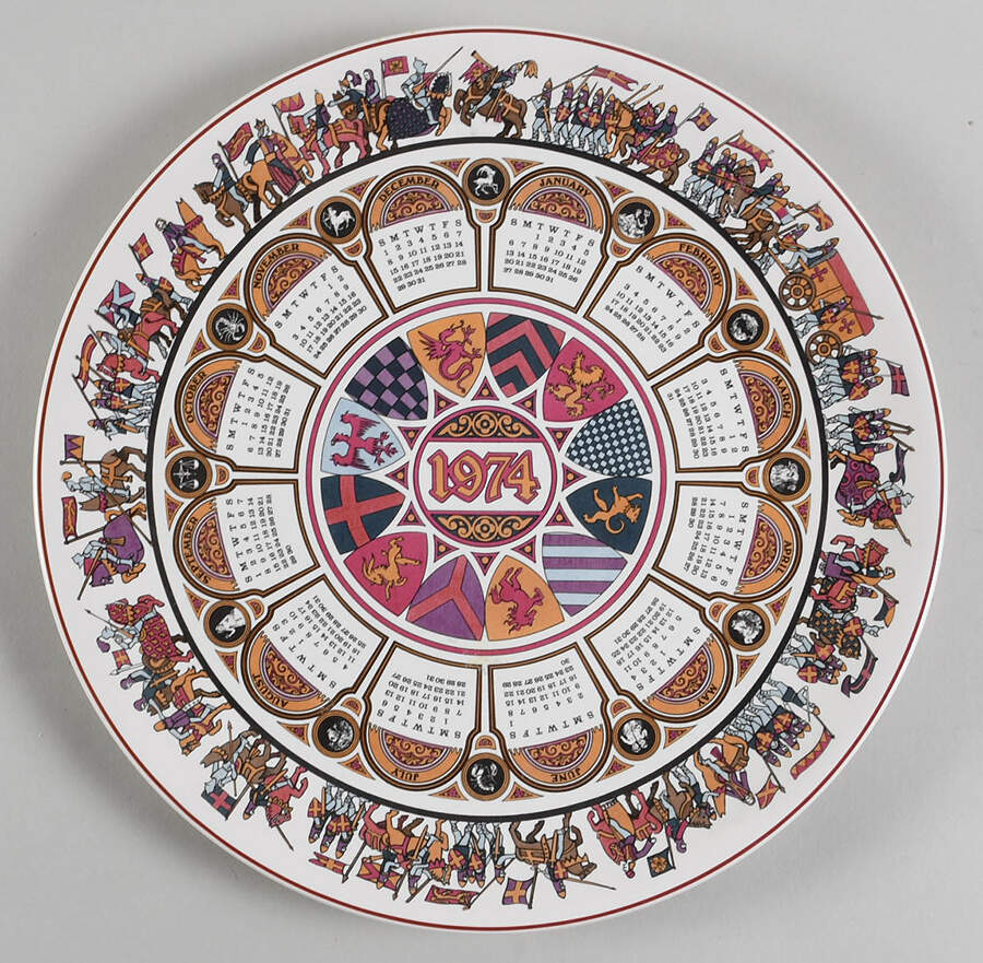 Calendar Plate Camelot - Boxed by Wedgwood-1