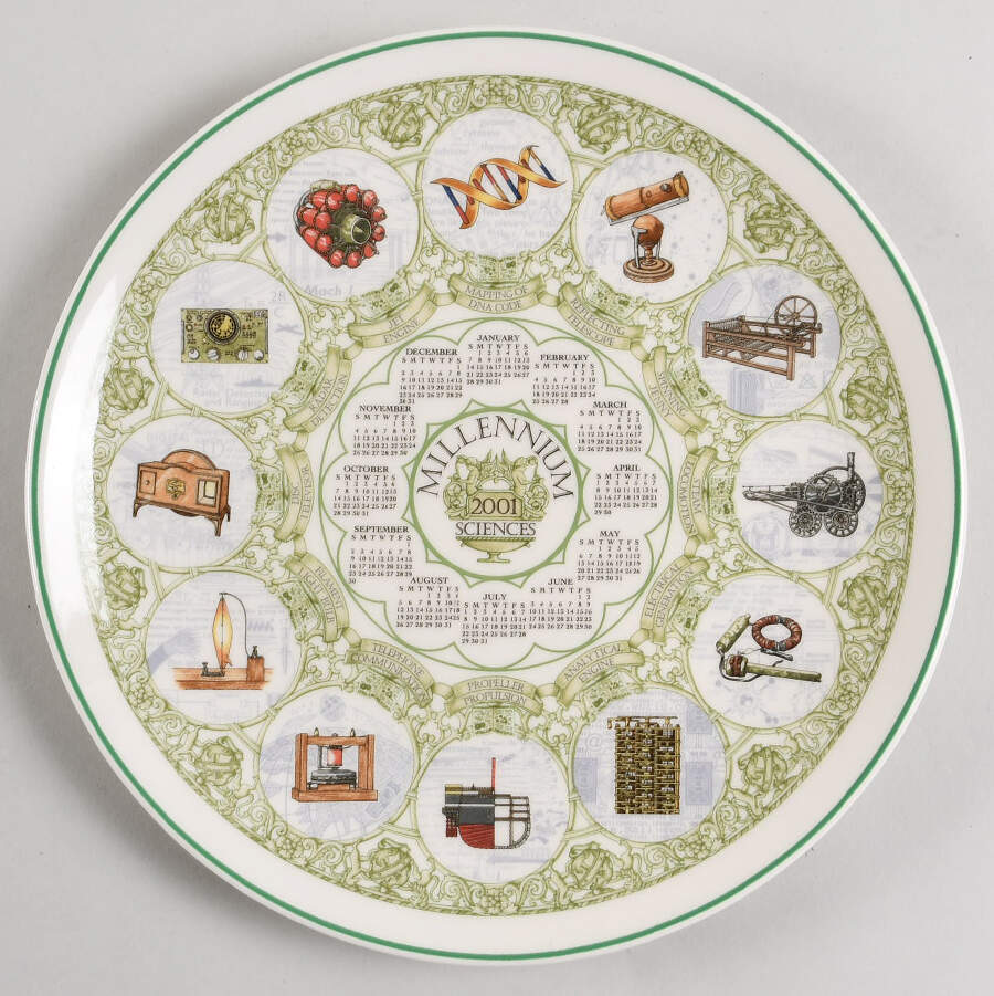 Calendar Plate Science & Innovation - Boxed by Wedgwood-1