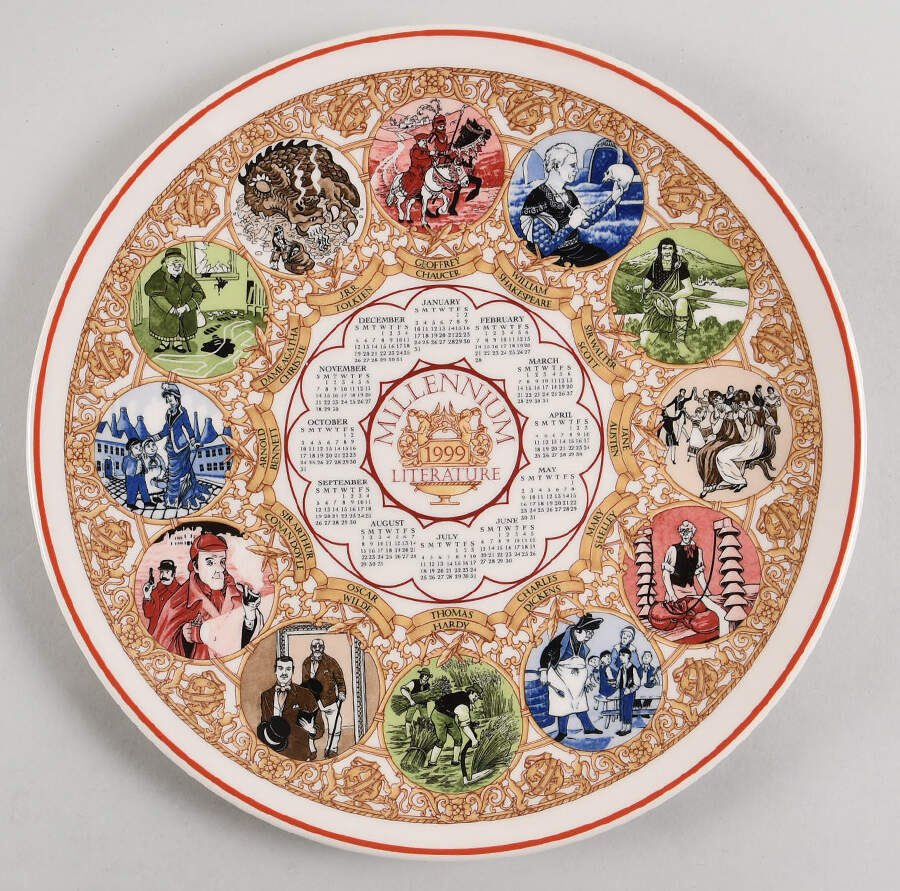 Calendar Plate Literature - Boxed by Wedgwood-1