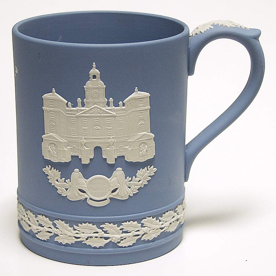 Jasperware Christmas Mug Horse Guards - Boxed by Wedgwood-1