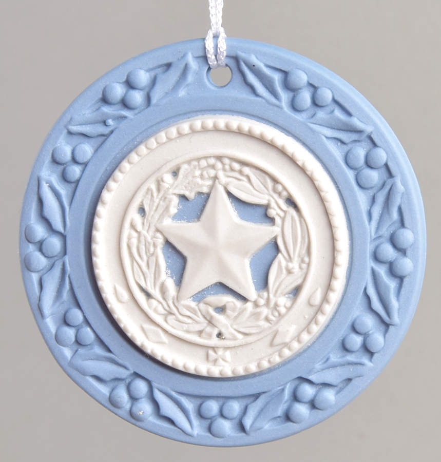 Wedgwood Christmas Ornament Seal Of Texas - No Box by Wedgwood-1