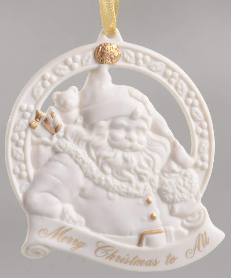 Wedgwood Christmas Ornament Merry Christmas To All - Boxed by Wedgwood-1