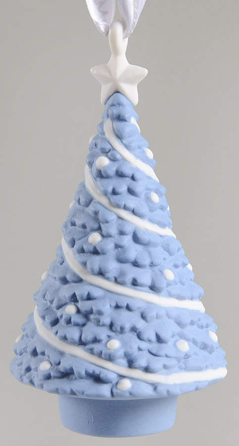 Wedgwood Christmas Ornament Tree- Blue - Boxed by Wedgwood-1