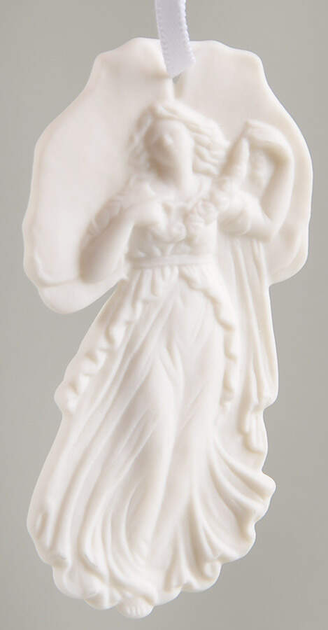 Wedgwood Christmas Ornament Fairy Standing  - No Box by Wedgwood-1