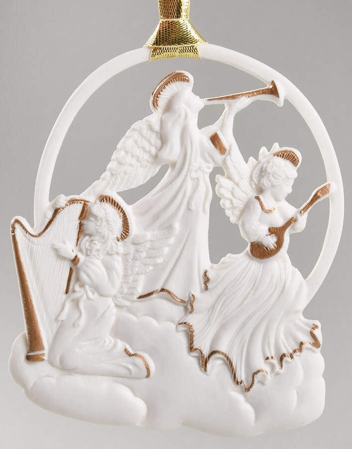 Wedgwood Christmas Ornament Angels Rejoicing-Amway - Boxed by Wedgwood-1