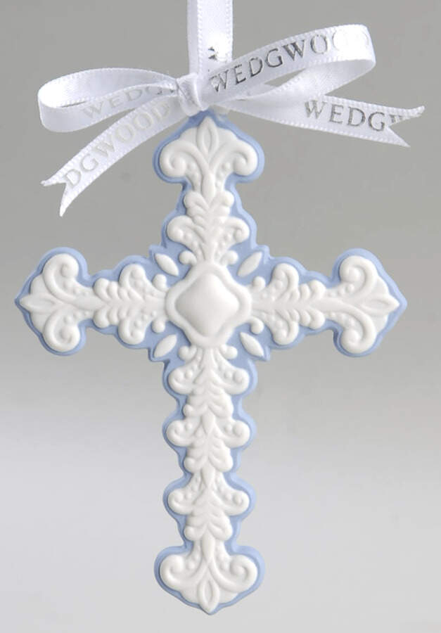 Wedgwood Christmas Ornament Cross - Boxed by Wedgwood-1