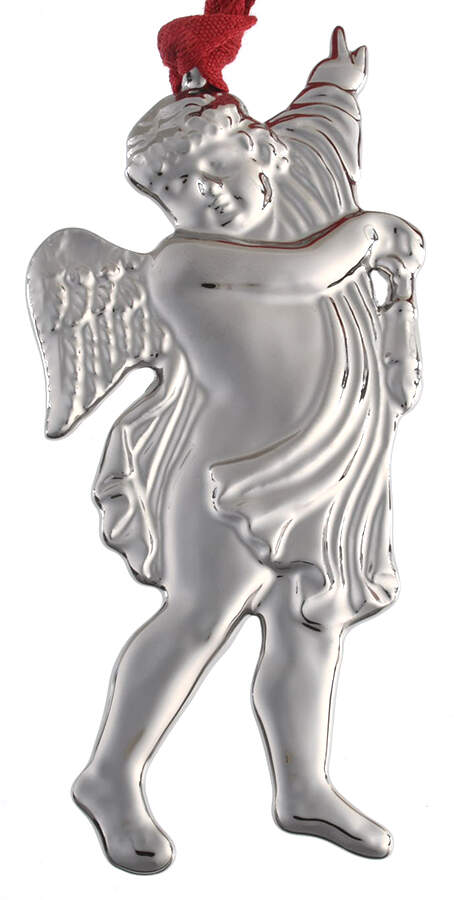 Wedgwood Christmas Ornament Raphael- Silver Coated - Boxed by Wedgwood-1