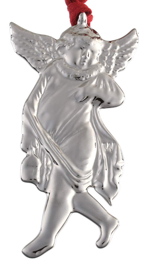 Wedgwood Christmas Ornament Orphaniel- Silver Coated - Boxed by Wedgwood-1