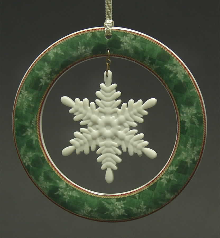 Wedgwood Christmas Ornament Winter Fest Snowflake - Boxed by Wedgwood-1