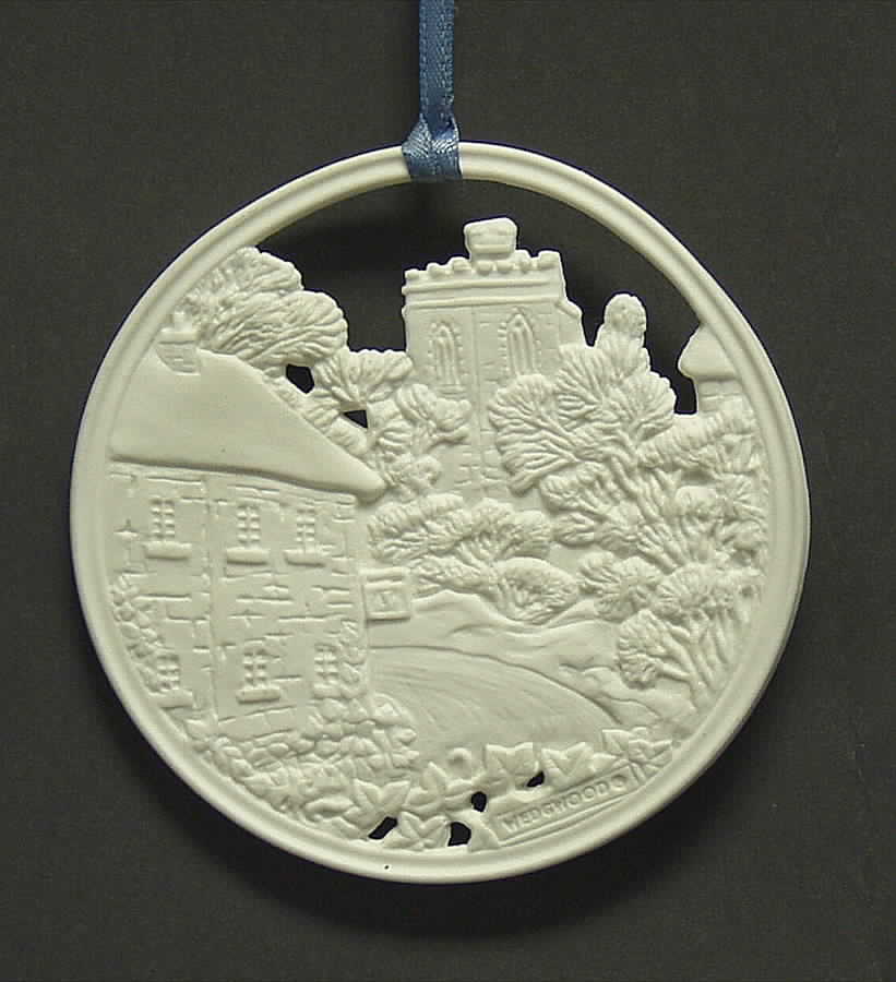 Wedgwood Christmas Ornament Town Square-White Jasper - Boxed by Wedgwood-1