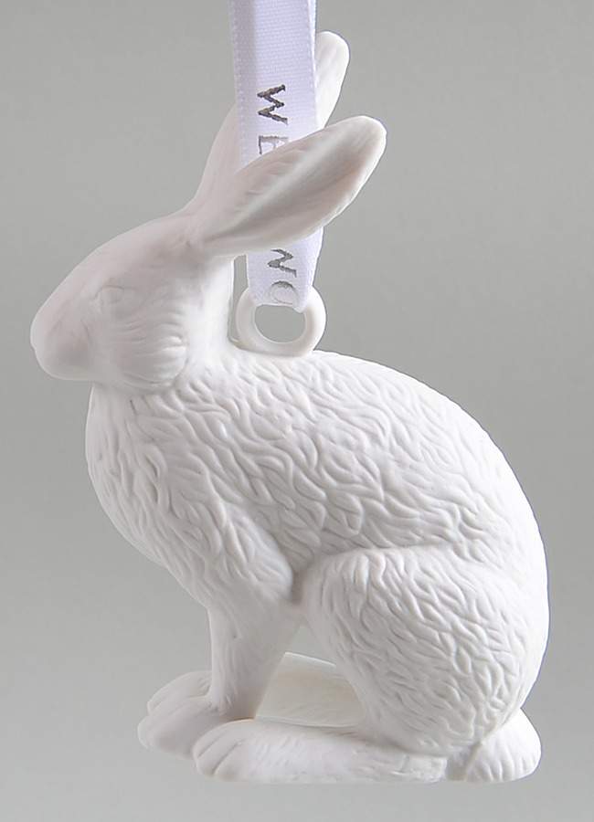 Wedgwood Christmas Ornament Hare - White - Boxed by Wedgwood-1