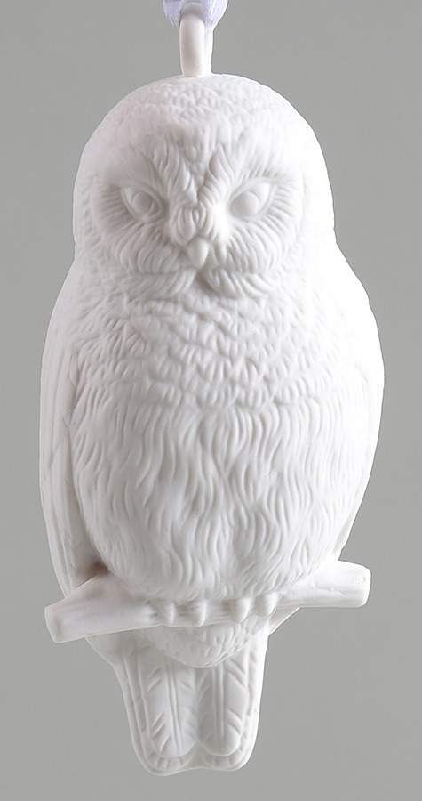 Wedgwood Christmas Ornament Owl - White - No Box by Wedgwood-1