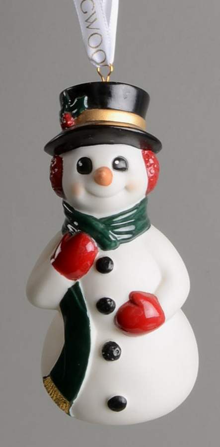 Wedgwood Christmas Ornament Snowman - Boxed by Wedgwood-1