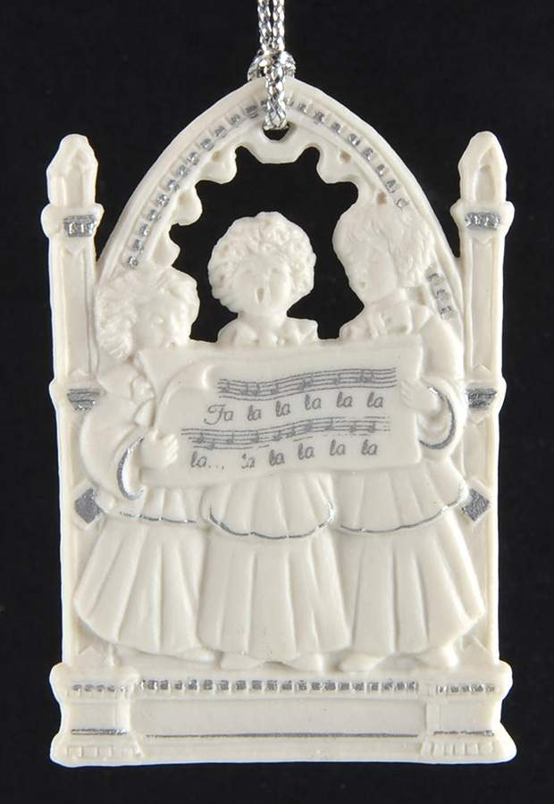 Wedgwood Christmas Ornament Choir Boys-White Jasper - Boxed by Wedgwood-1