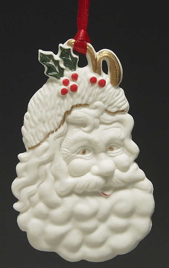 Wedgwood Christmas Ornament Santa-Head-Multicolor - Boxed by Wedgwood-1