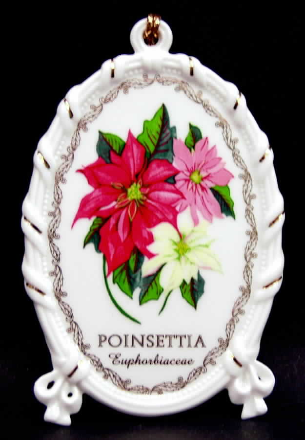 Wedgwood Christmas Ornament Holiday Garden-Poinsettia - Boxed by Wedgwood-1