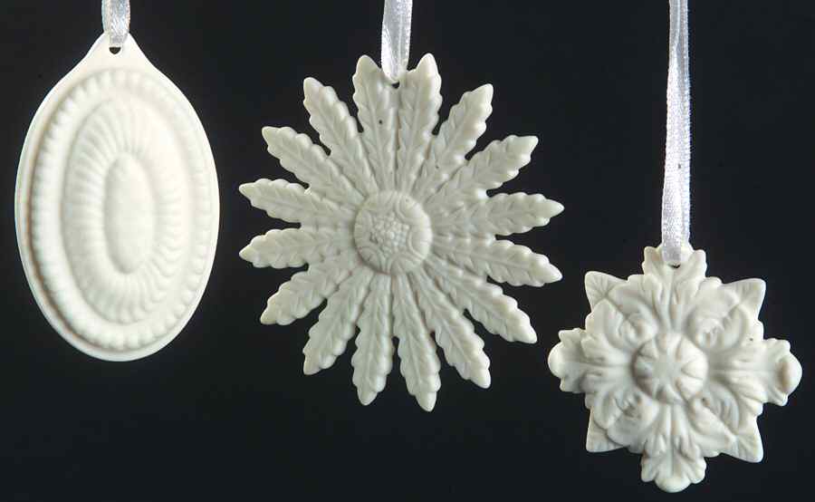 Wedgwood Christmas Ornament Snowflakes Set Of 3 - Boxed by Wedgwood-1