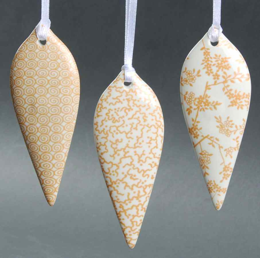 Wedgwood Christmas Ornament White Jasmine-Set Of 3 - Boxed by Wedgwood-1