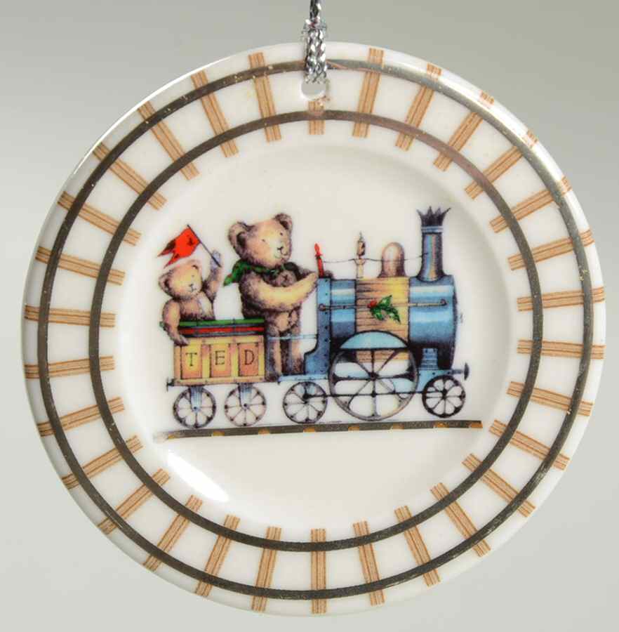 Wedgwood Christmas Ornament Ted's Train-The Engineer - Boxed by Wedgwood-1