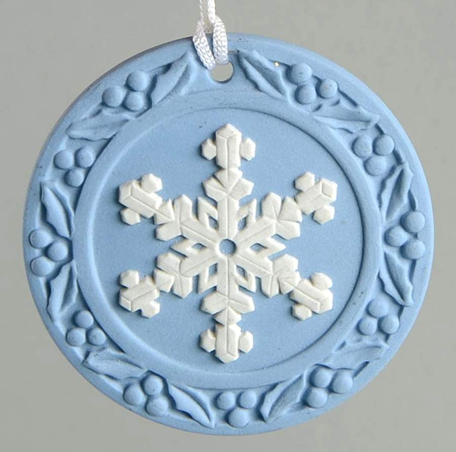Annual Jasperware Ornament Snowflake - Boxed by Wedgwood-1