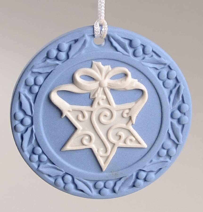 Annual Jasperware Ornament Star - Boxed by Wedgwood-1