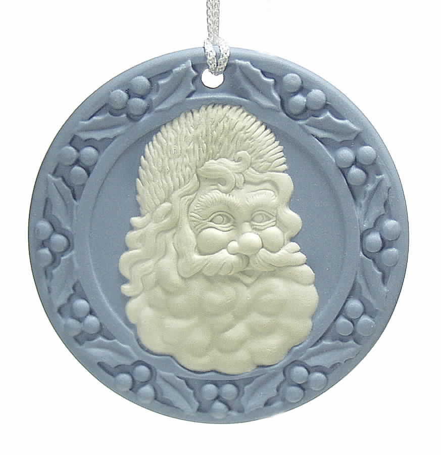Annual Jasperware Ornament Santa Claus - Boxed by Wedgwood-1