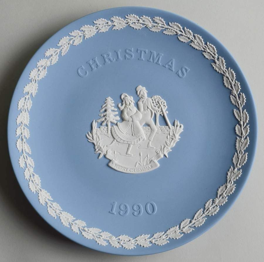 Victorian Christmas Traditions Skaters - With Box by Wedgwood-1
