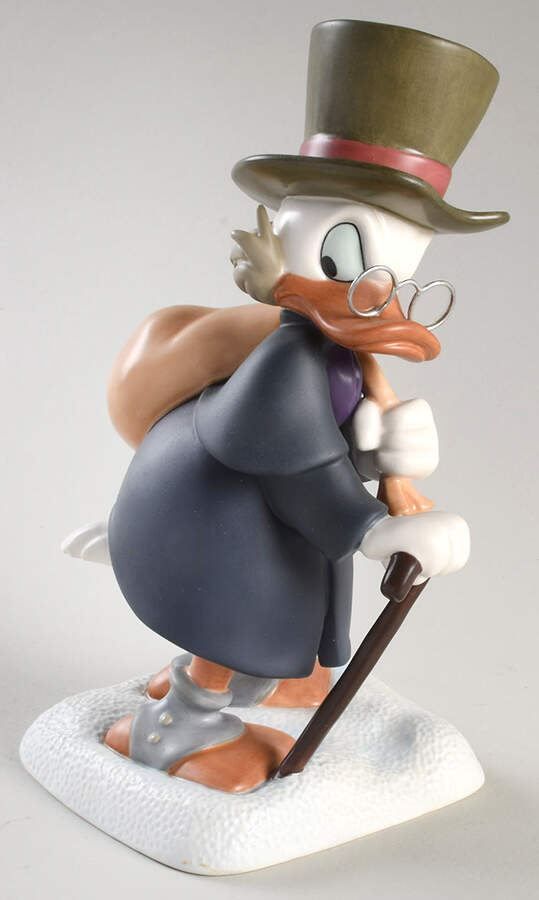 Scrooge Mcduck Ebenezer Scrooge-Mirthless Miser - Boxed by Walt Disney Classics-1