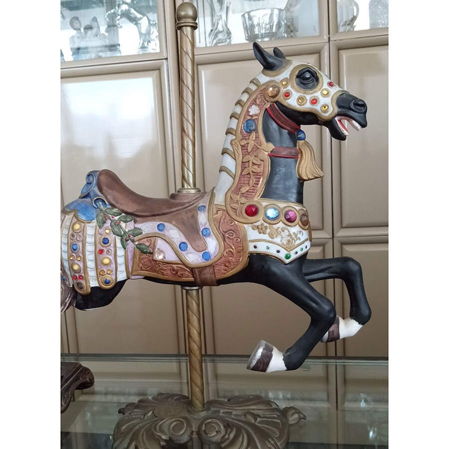 American Carousel Black & Gold Armored Jumper - With Box by Willitts Galleries-1